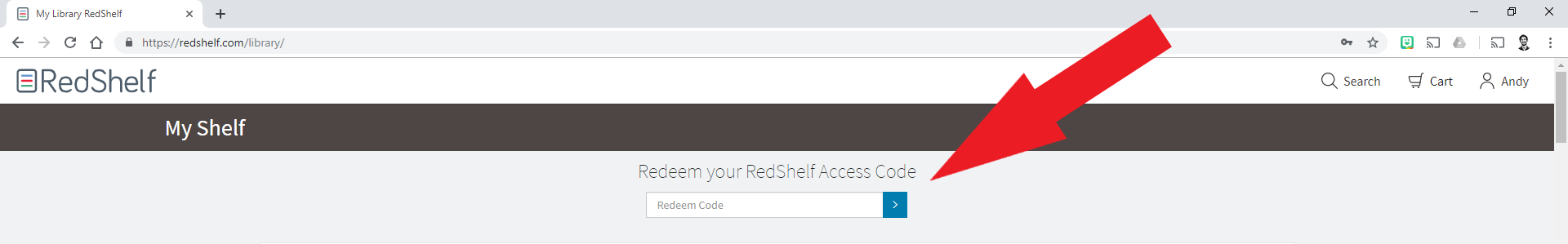red shelf coupon code