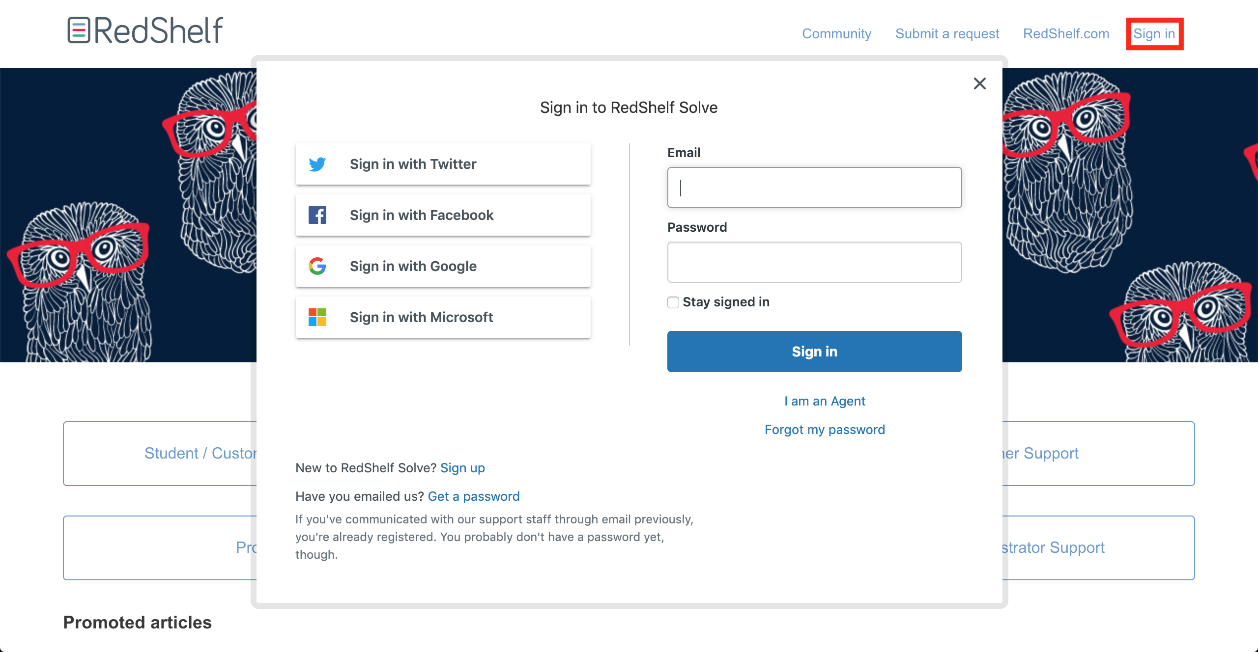 Signing into RedShelf Solve to Unlock Maryville Articles – RedShelf Solve